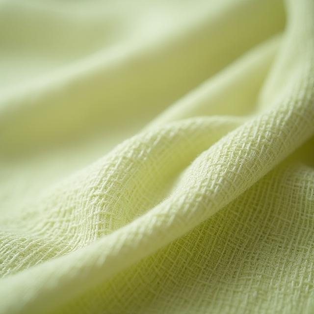 Close-up of certified sustainable fabric